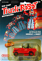 Jeep Red Truck Robot Straco in Card