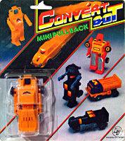 Orange Car Truck Convert-Bot Argentina on Card