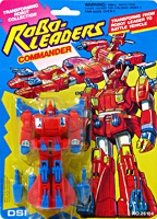 Robot Leaders DSI Xabungle Irongear Red and blue on Card