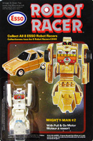 Robot Racer Mighty-Man on Card