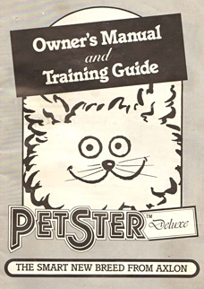 Axlon Petster Deluxe Owner's Manual Training Guide