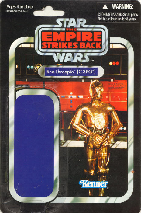 C-3PO Vintage Collection Backing Card / Card Back