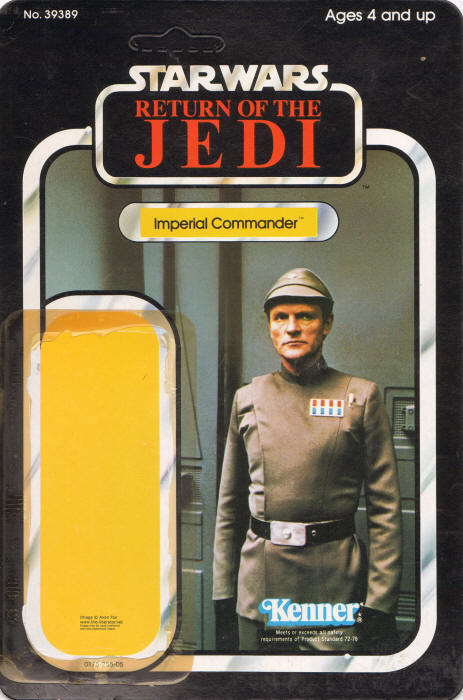 Imperial Commander rotj77a 77 Back Backing Card / Cardback