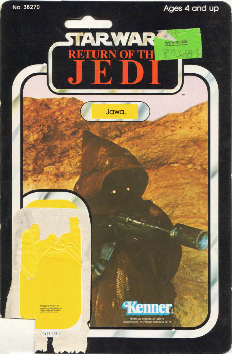 Jawa rotj77 77 Back Backing Card / Cardback Jedi