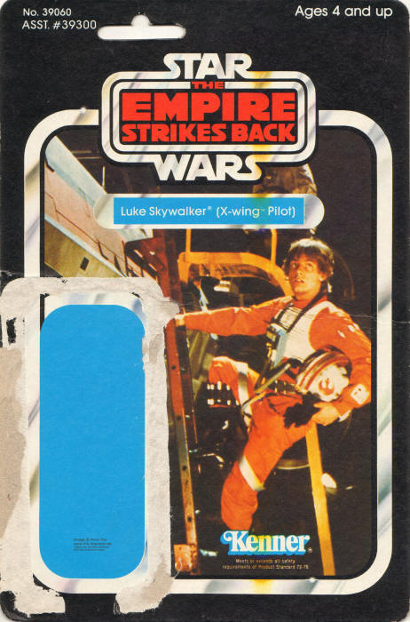 Luke Skywalker X-Wing Pilot esb41d 41 Back Backing Card / Cardback