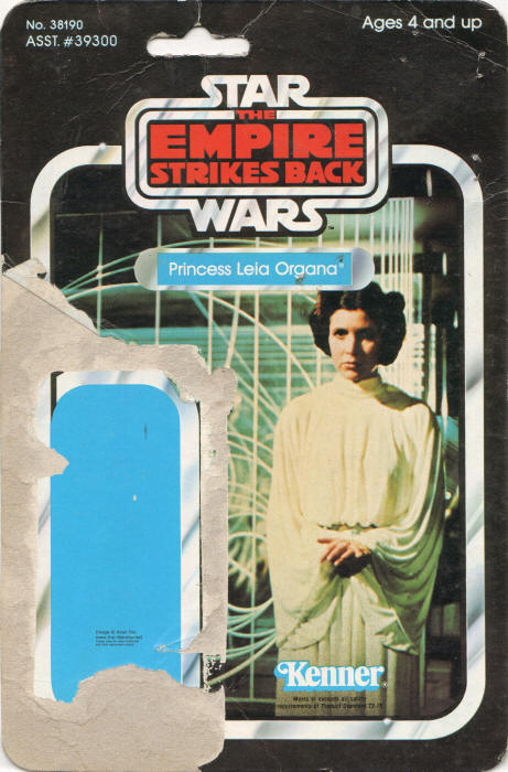 Princess Leia Organa esb41e 41 Back Backing Card / Cardback