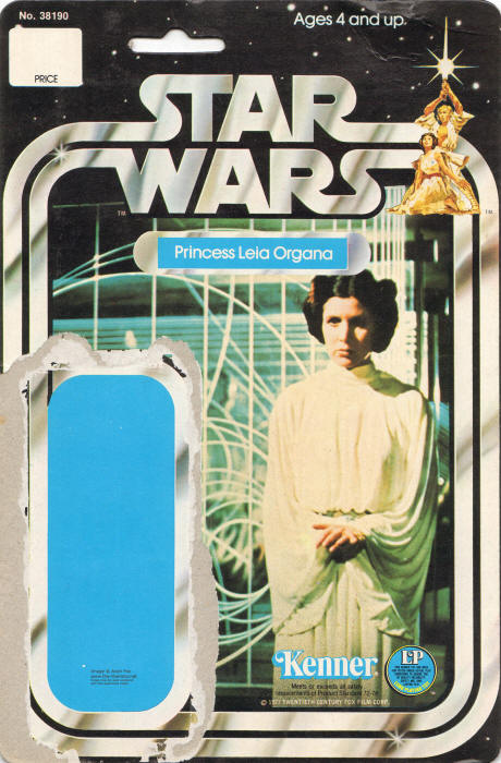 Princess Leia Organa Australian 12 Back Backing Card / Cardback