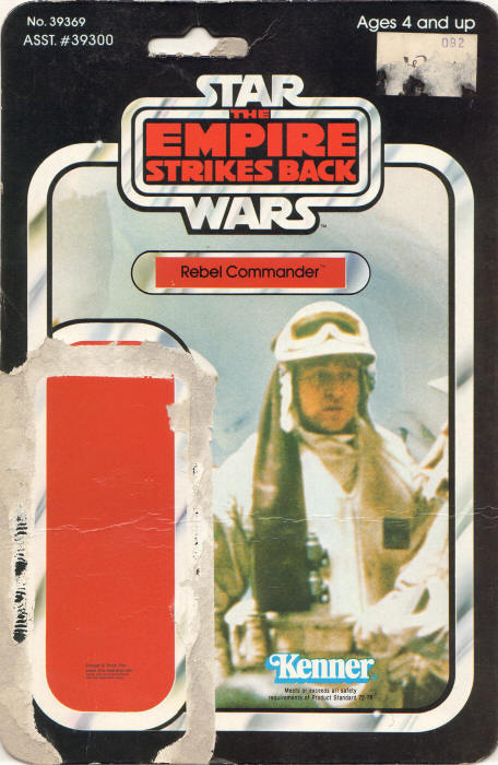 Rebel Commander esb41e 41 Back Backing Card / Cardback