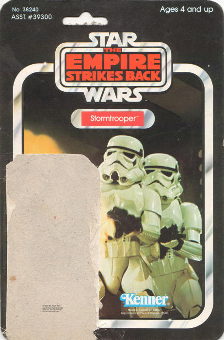 Stormtrooper esb41d 41 Back Backing Card / Cardback