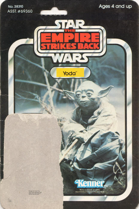 Yoda esb41d 41 Back Backing Card / Cardback